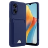 Newface Oppo A38 Kılıf Kelvin Kartvizitli Silikon - Lacivert