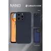 Newface Oppo A38 Kılıf Nano içi Kadife Silikon - Mor