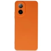 Newface Oppo A38 Kılıf Nano içi Kadife Silikon - Turuncu