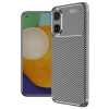 Newface Oppo A60 Kılıf Auto Focus Karbon Kapak - Gri