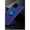 Oppo A73 Kılıf Range Yüzüklü Silikon - Mavi