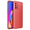 Newface Oppo A74 4G Kılıf Auto Focus Kapak - Kırmızı