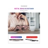 Newface Oppo A74 4G Kılıf Sofya Yüzüklü Silikon Kapak - Rose