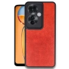 Newface Oppo Reno 11F Kılıf Aras Deri Kapak - Kırmızı