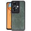 Newface Oppo Reno 11F Kılıf Aras Deri Kapak - Koyu Yeşil