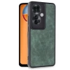 Newface Oppo Reno 11F Kılıf Aras Deri Kapak - Koyu Yeşil