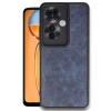 Newface Oppo Reno 11F Kılıf Aras Deri Kapak - Lacivert