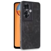 Newface Oppo Reno 11F Kılıf Aras Deri Kapak - Siyah