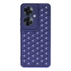 Newface Oppo Reno 11F Kılıf Petek Silikon Kapak - Lacivert