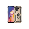 Newface Oppo Reno 5 Lite Kılıf Sofya Yüzüklü Silikon Kapak - Gold