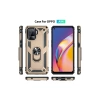 Newface Oppo Reno 5 Lite Kılıf Sofya Yüzüklü Silikon Kapak - Gold