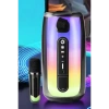 Newface Pluse 7 Mikrofonlu RGB Kablosuz Hoparlör - Beyaz