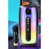 Newface Pluse 7 Mikrofonlu RGB Kablosuz Hoparlör - Beyaz