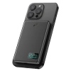 Newface PW595 5.000 mAh Dijital Göstergeli 20W Type-C ve 15W Kablosuz Şarj PD Hızlı Şarj Magsafe Powerbank - Siyah