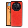 Newface Realme 12 5G Kılıf Aras Deri Kapak - Kırmızı