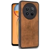 Newface Realme 12 5G Kılıf Aras Deri Kapak - Taba