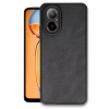 Newface Realme 12 Lite Kılıf Aras Deri Kapak - Siyah
