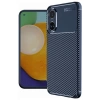 Newface Realme 12 Lite Kılıf Auto Focus Karbon Kapak - Lacivert