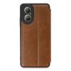 Newface Realme 12 Lite Kılıf Flip Cover - Taba