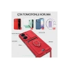 Newface Realme C55 Kılıf Zuma Kartvizitli Yüzüklü Silikon - Siyah