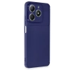 Newface Realme C61 Kılıf Auto Focus Karbon Kapak - Lacivert