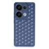 Newface Realme C65 Kılıf Petek Silikon Kapak - Lacivert
