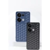 Newface Realme C65 Kılıf Petek Silikon Kapak - Lacivert