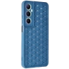 Newface Realme C65 Kılıf Petek Silikon Kapak - Mavi