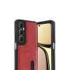 Newface Realme C65 Sara Kartvizitli Deri Kılıf