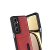 Newface Realme C65 Sara Kartvizitli Deri Kılıf