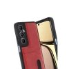 Newface Realme C65 Sara Kartvizitli Deri Kılıf