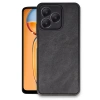 Newface Realme Note 50 4G Kılıf Aras Deri Kapak - Siyah