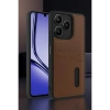 Newface Realme Note 50 4G Kılıf Sara Kartvizitli Deri Kılıf