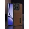 Newface Realme Note 50 4G Kılıf Sara Kartvizitli Deri Kılıf