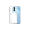 Newface Realme Note 60 Kılıf Kart Şeffaf Silikon - Şeffaf