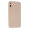Newface Samsung Galaxy A05 Kılıf Nano içi Kadife Silikon - Pudra
