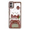 Newface Samsung Galaxy A05 Kılıf Sweet Desenli Silikon Kapak - Pembe