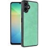 Newface Samsung Galaxy A06 Kılıf Aras Deri Kapak - Koyu Yeşil
