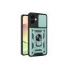 Newface Samsung Galaxy A06 Kılıf Pars Lens Yüzüklü Silikon - Yeşil