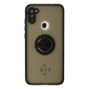 Newface Samsung Galaxy A11 Kılıf Montreal Yüzüklü Silikon Kapak