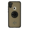 Newface Samsung Galaxy A11 Kılıf Montreal Yüzüklü Silikon Kapak