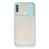 Newface Samsung Galaxy A11 Kılıf Palm Buzlu Kamera Sürgülü Silikon