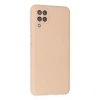 Newface Samsung Galaxy A12 Kılıf Nano içi Kadife Silikon - Pudra