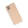 Newface Samsung Galaxy A12 Kılıf Nano içi Kadife Silikon - Pudra