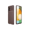 Newface Samsung Galaxy A13 4G Kılıf Auto Focus Karbon Kapak - Kahverengi