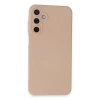 Newface Samsung Galaxy A15 4G Kılıf Nano içi Kadife Silikon - Pudra