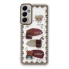Newface Samsung Galaxy A15 4G Kılıf Sweet Desenli Silikon Kapak - Şeffaf