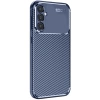 Newface Samsung Galaxy A16 5G Kılıf Auto Focus Karbon Kapak - Lacivert