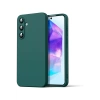 Newface Samsung Galaxy A16 5G Kılıf Nano içi Kadife Silikon - Koyu Yeşil