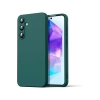 Newface Samsung Galaxy A16 5G Kılıf Nano içi Kadife Silikon - Koyu Yeşil